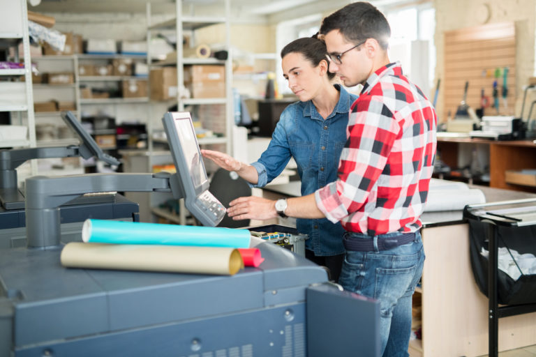 Printing department of publishing company